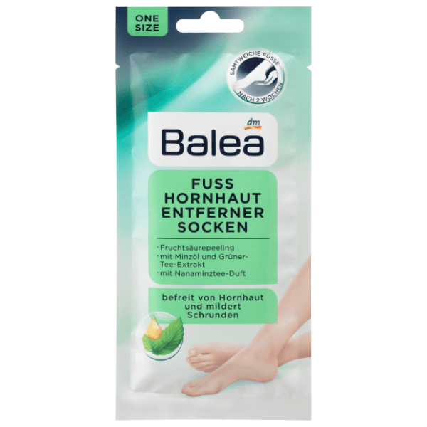 BALEA maska za stopala čarape menta zeleni čaj i aloe vera 2kom 0