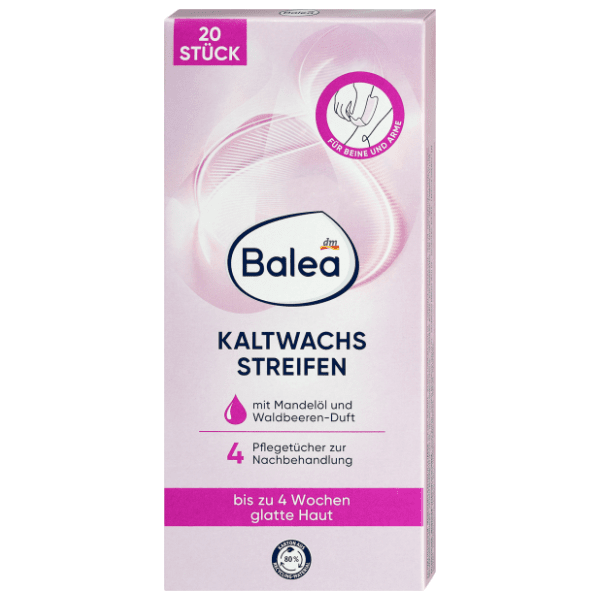 BALEA trake za depilaciju tijela hladni vosak 20kom 0