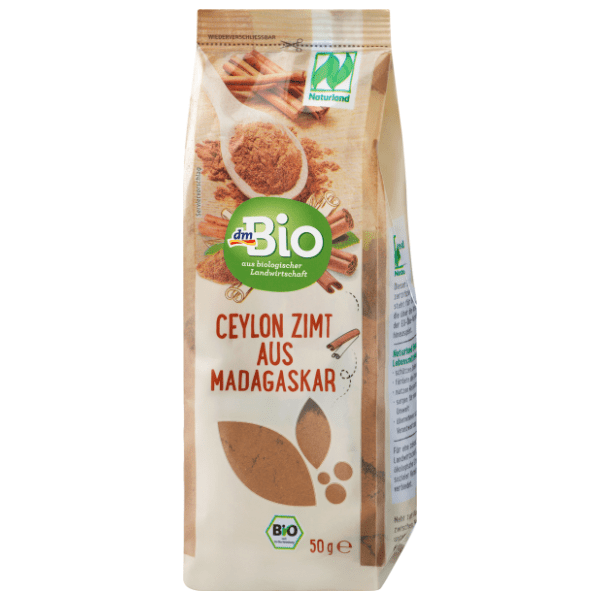 Cimet DM BIO Naturland mljeveni cejlonski 50g 0