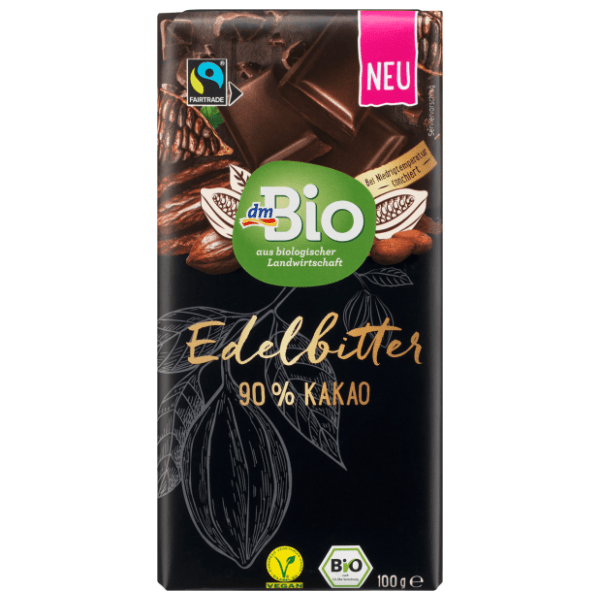 Tamna čokolada DM BIO 90% kakao 100g 0