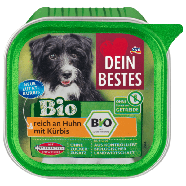 DEIN BESTES Bio hrana za pse piletina i bundeva 150g 0