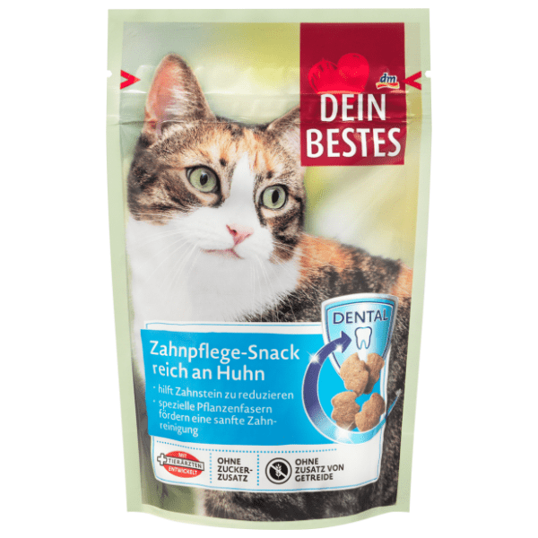 DEIN BESTES grickalice za zube za mačke piletina 60g 0