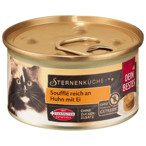 DEIN BESTES hrana za mačke sufle od piletine s jajima 85g 0