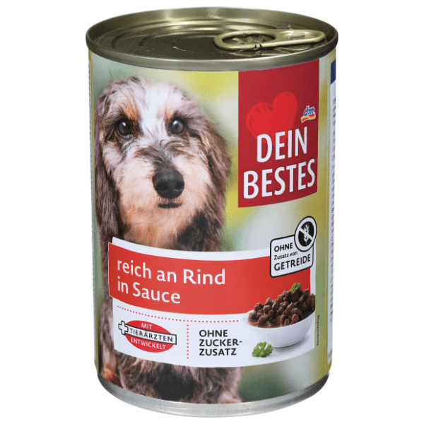 DEIN BESTES hrana za pse komadići govedine u umaku 400g 0