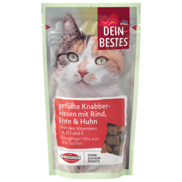 DEIN BESTES jastučići za mačke govedina pačetina piletina 65g 0