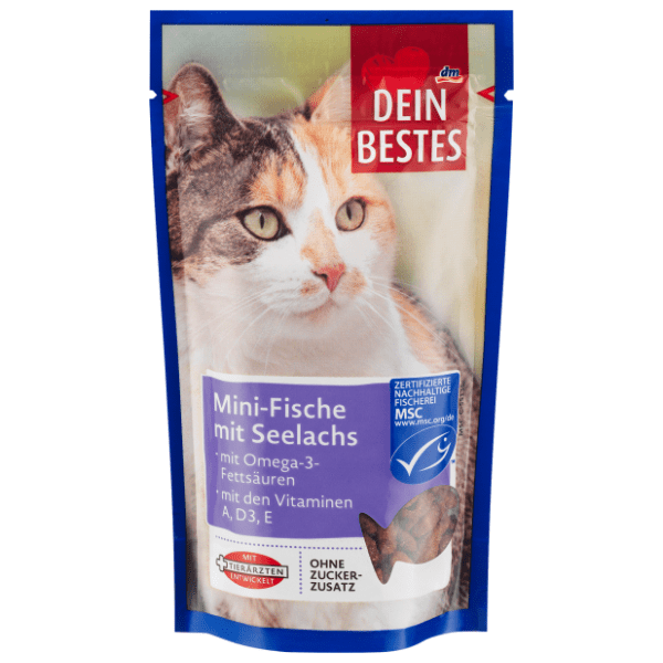 DEIN BESTES mini grickalice za mačke okus ribe 65g 0