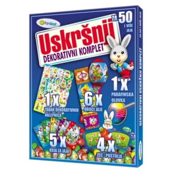 Uskrsni dekorativni komplet za 50 jaja PANGRAF 0