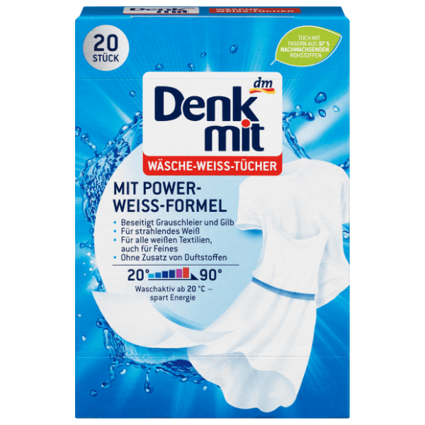 DENKMIT maramice za izbjeljivanje rublja 20kom 0