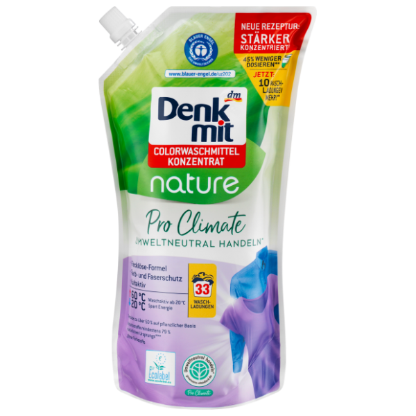 DENKMIT Pro climate nature koncentrat za obojeno rublje 33 pranja 0