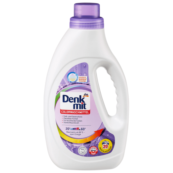 DENKMIT tekući deterdžent za šareno rublje 20 pranja 0