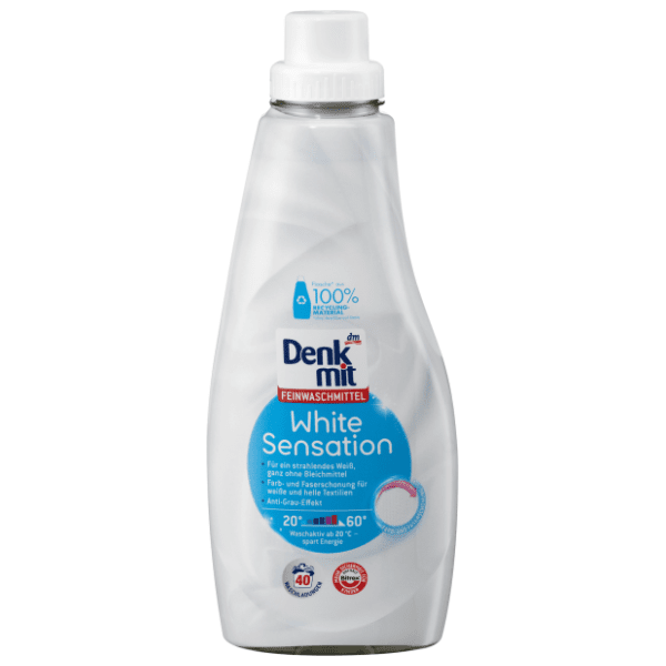 DENKMIT White sensation tekući deterdžent za bijelo rublje 40 pranja 0