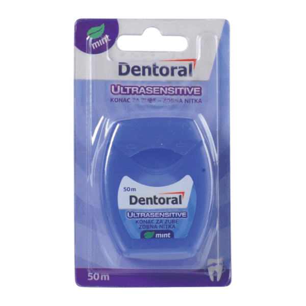 DENTORAL Sensitive mint zubni konac 50m 0
