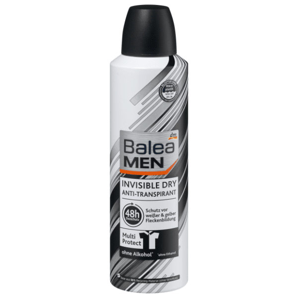 Dezodorans BALEA MEN Invisible dry anti-transpirant 200ml 0