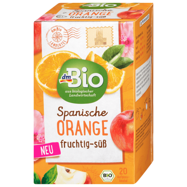 DM BIO čaj mješavina biljaka s okusom naranče 40g 0