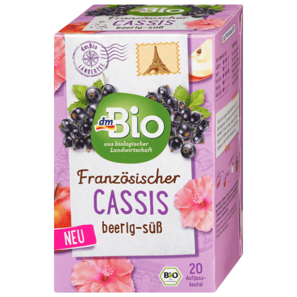 DM BIO Francuski čaj cassis 40g 0