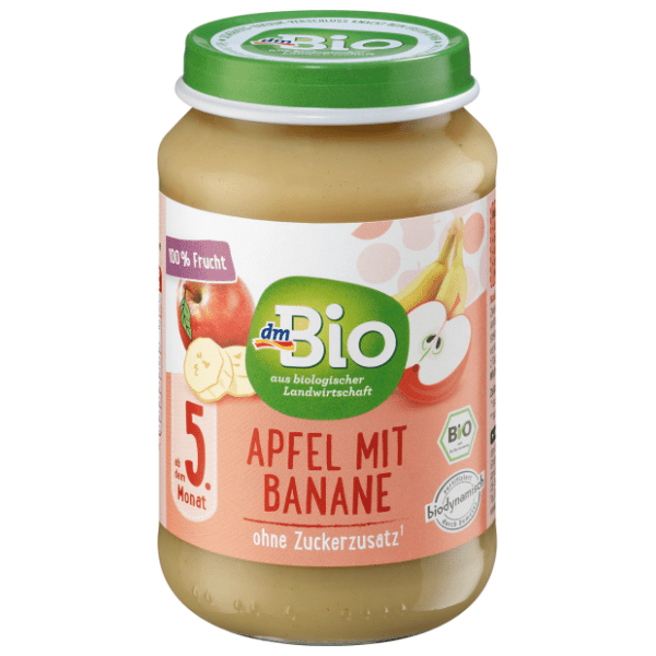 DM BIO kašica jabuka banana 190g 0