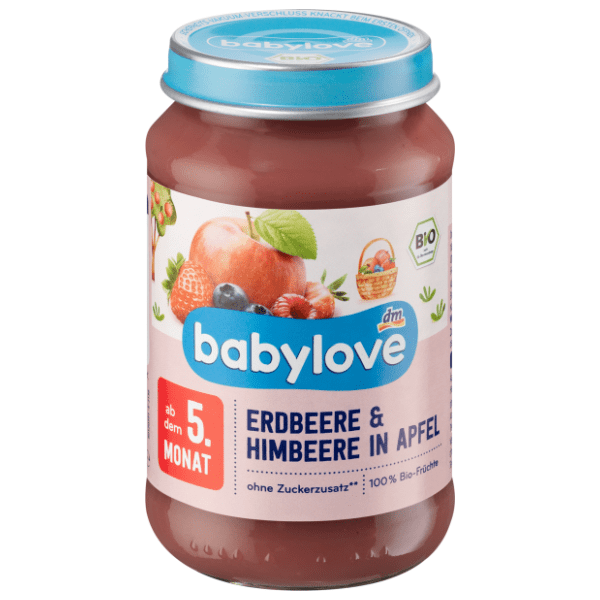 DM BIO kašica jagoda malina u jabuci 190g 0