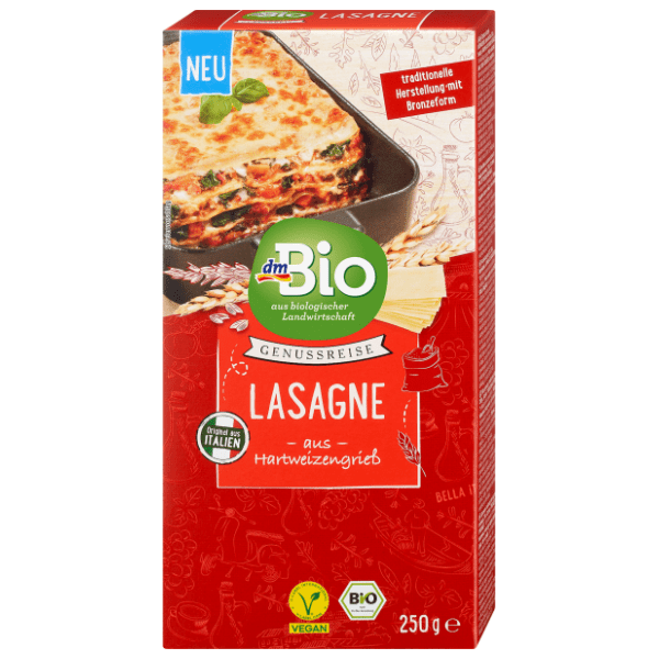DM BIO organske kore za lazanje 250g 0