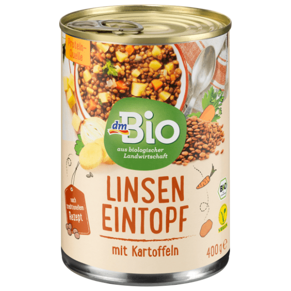 DM BIO leća s krumpirom 400g 0