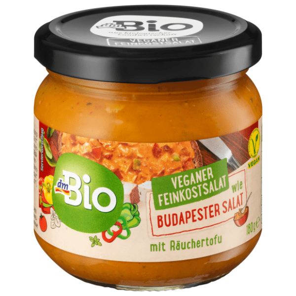 DM BIO veganska budimpeštanska salata dimljeni tofu 180g 0