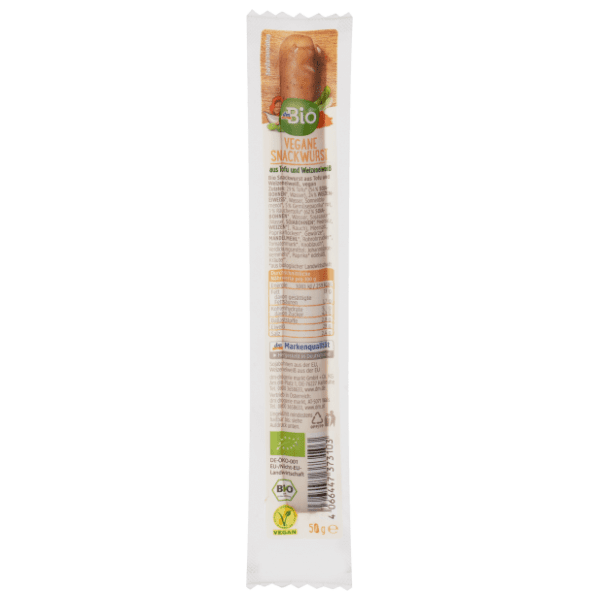 DM BIO veganska kobasica pšenični protein i sojin tofu 50g 0