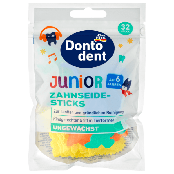 DONTODENT dječji zubni konac na štapiću 32kom 0