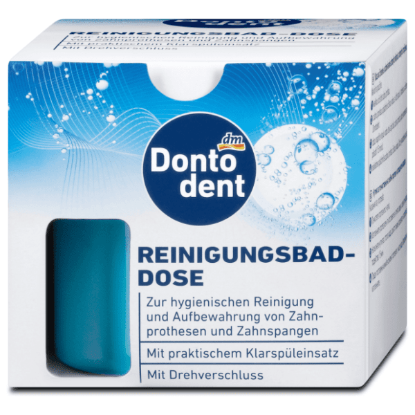 DONTODENT kutija za čišćenje zubnih proteza 1kom 0