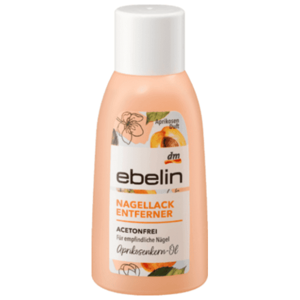 EBELIN odstranjivač laka bez acetona marelica 125ml 0