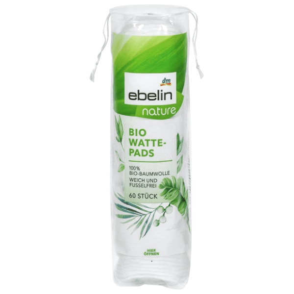 EBELIN blazinice nature bio 60kom 0