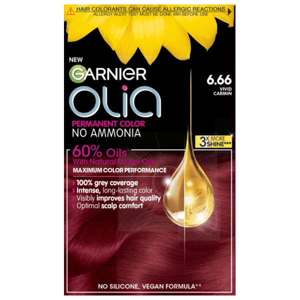 GARNIER Olia boja za kosu 6.66 vivid red 0