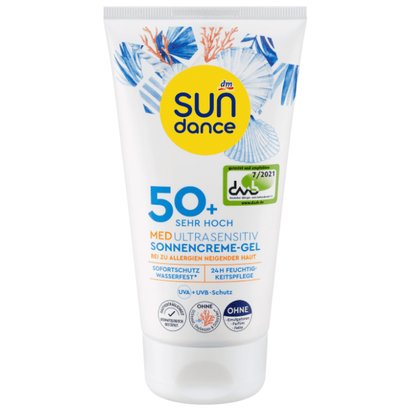 Gel krema za sunčanje SUNDANCE Med ultra sensitiv SPF50+ 150ml 0
