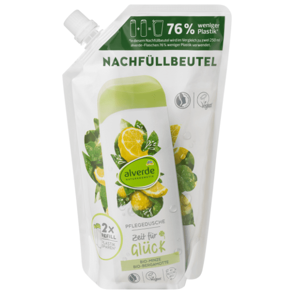 Gel za tuširanje ALVERDE menta i bergamot nadopuna 500ml 0