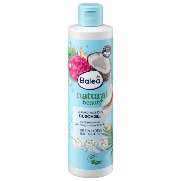 Gel za tuširanje BALEA Natural beauty kokos i božur 250ml 0