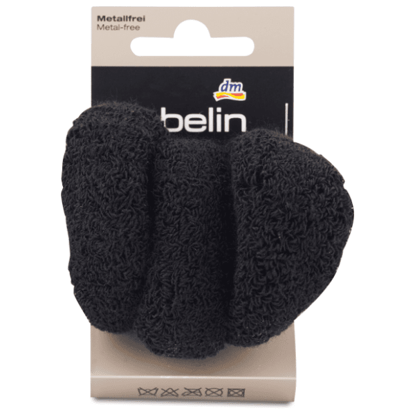 Gumica za kosu EBELIN mekana crna 3kom 0