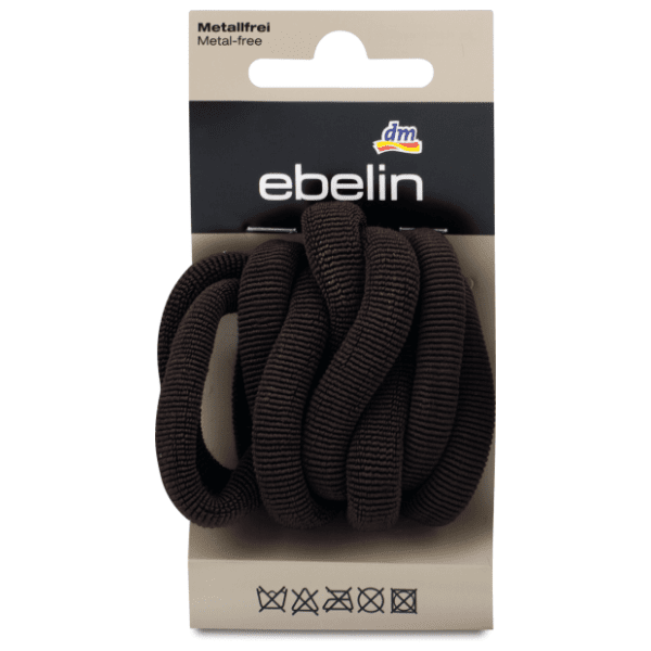Gumica za kosu EBELIN crna 9kom 0
