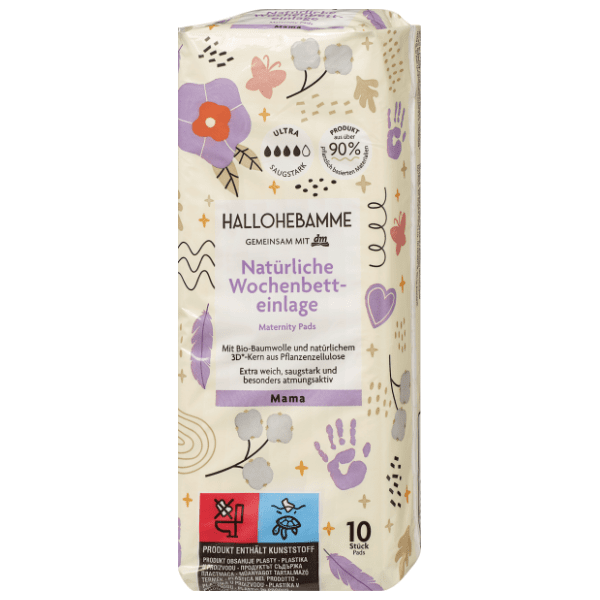 HALLOHEBAMME Mama ulošci za rodilje 10kom 0