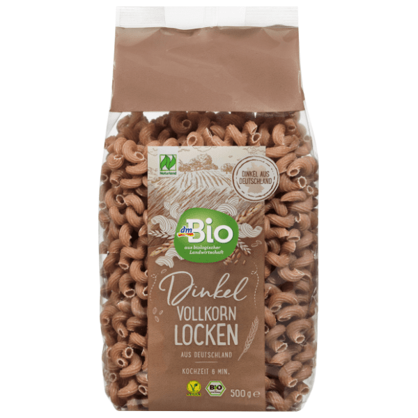 Integralna tjestenina DM BIO od pira spirale 500g 0