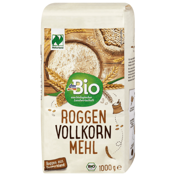 DM BIO Integralno brašno raženo 1kg 0