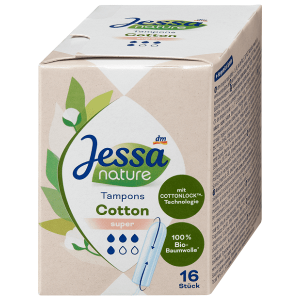 JESSA Nature cotton super organski tamponi 16kom 0