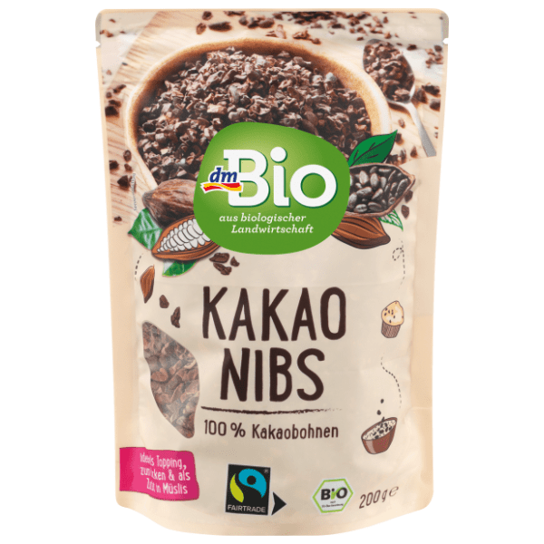 Kakao zrno DM BIO fermentirano lomljeno 200g 0