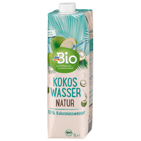 Kokosova voda DM BIO natur 100% 1l 0