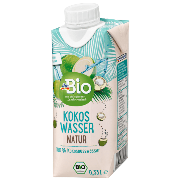 Kokosova voda DM BIO nature 100% 330ml 0
