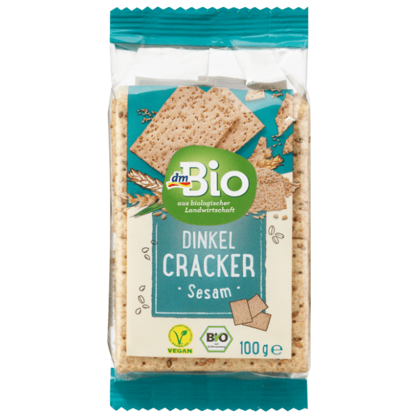 Krekeri DM BIO integralni od pira i sezama 100g 0