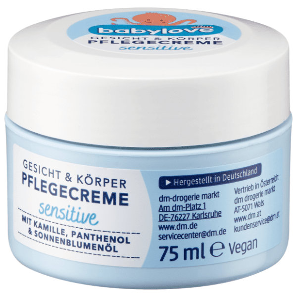 Krema za lice i tijelo BABYLOVE Sensitive 75ml 0