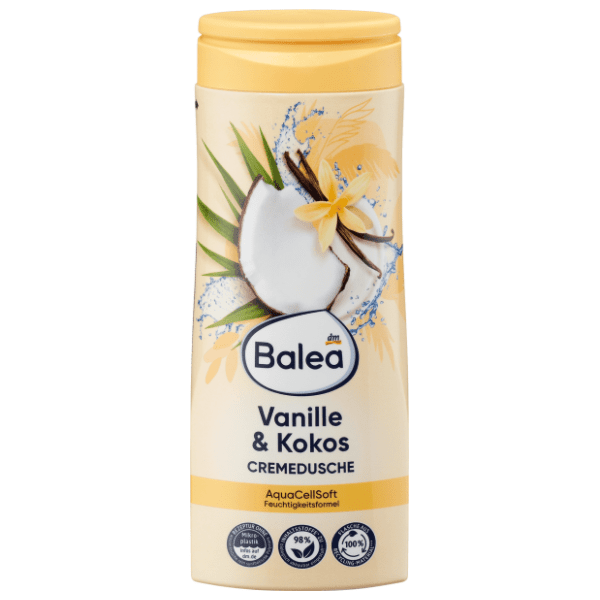 Kremasti gel za tuširanje BALEA vanilija i kokos 300ml 0