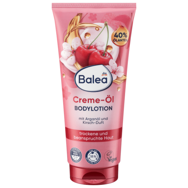 Kremasto uljni losion za tijelo BALEA argan i trešnja 200ml 0