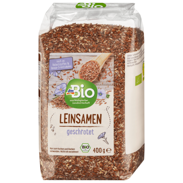 DM BIO mljevene lanene sjemenke  400g 0