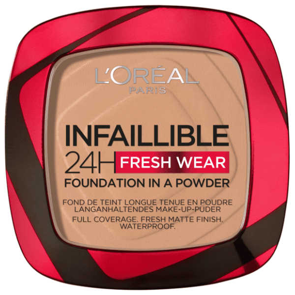 L'OREAL Infaillible 24h fresh wear kompaktni puder 220 sand 0