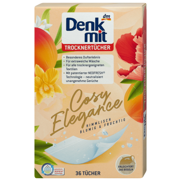 Maramice za strojno sušenje rublja DENKMIT Cosy elegance 36kom 0