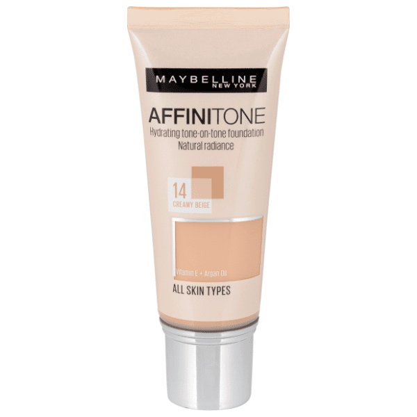 MAYBELLINE Affinitone tekući puder 14 creamy beige 30ml 0
